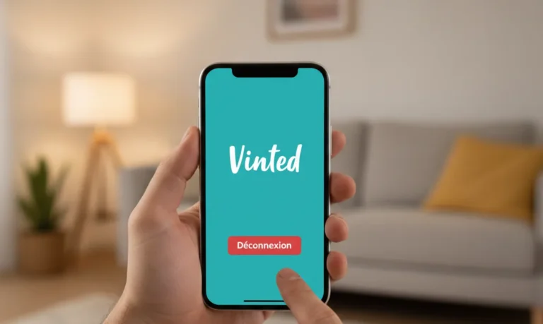 comment se déconnecter de Vinted