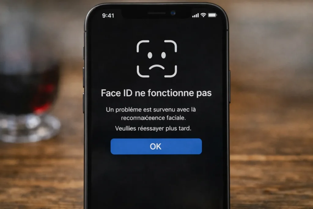face id ne fonctionne plus