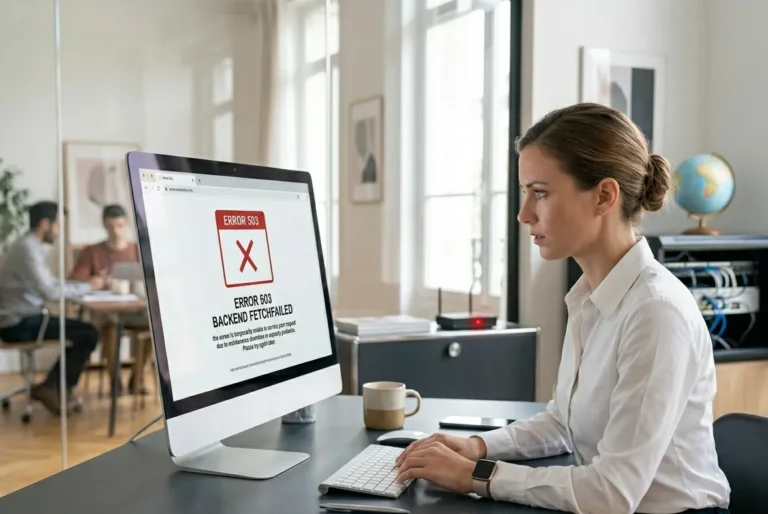 error 503 backend fetch failed