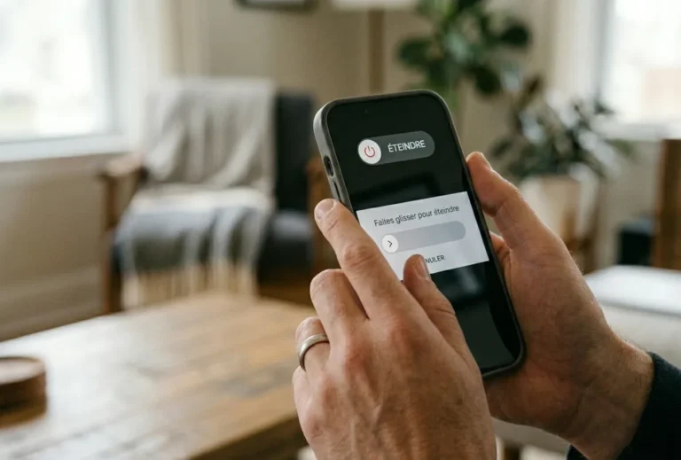 comment éteindre un iphone