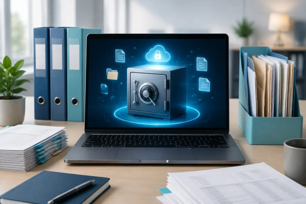 Coffre-fort numérique sécurisé pour la gestion des documents RH en ligne